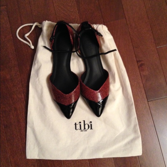 Tibi Cody d'Orsay Flats with Ankle strap. New. - Picture 3 of 4