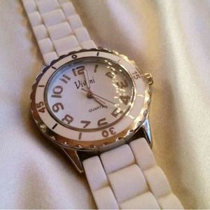 White & Silver Watch