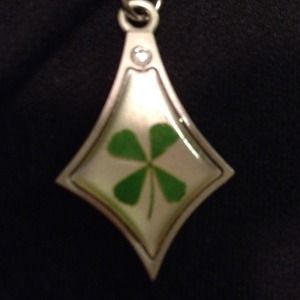 Real Four Leaf Clover Pendant