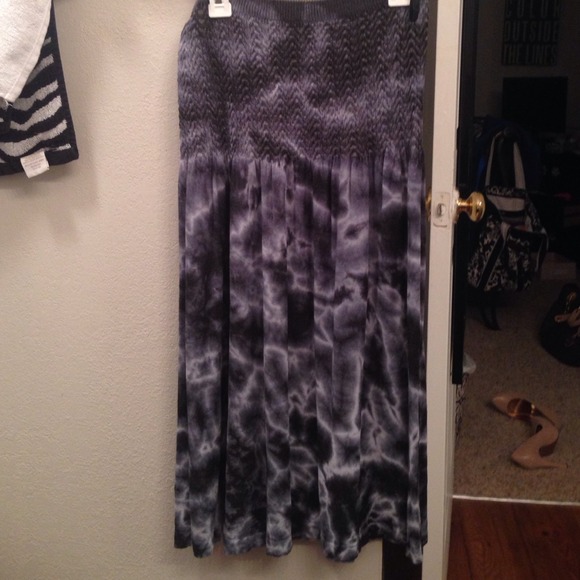Blue tye dye dress