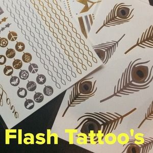 Flash Tattoos silver & gold