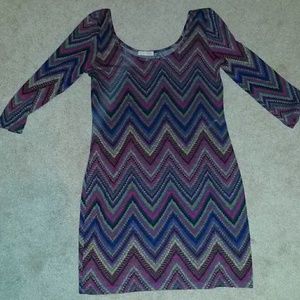 Chevron Print Tunic/Dress