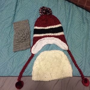 Winter hat / headband bundle