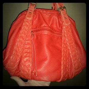 Redish orange handbag