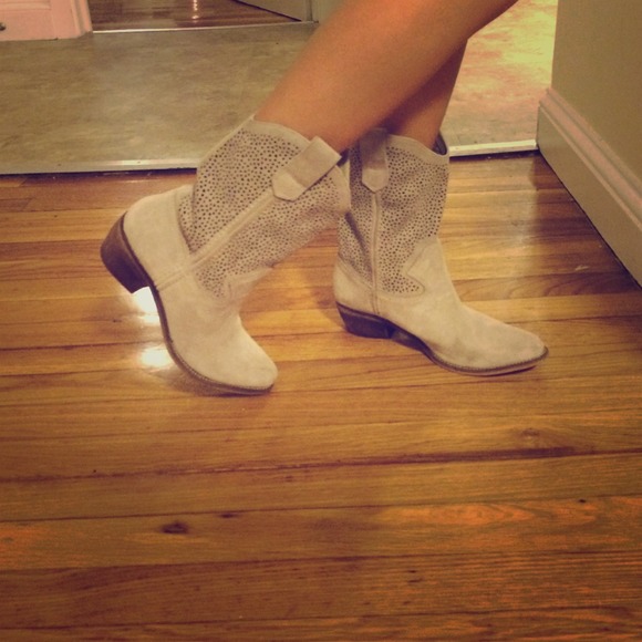 BCBGeneration Boots - Suede Cowboy Boots
