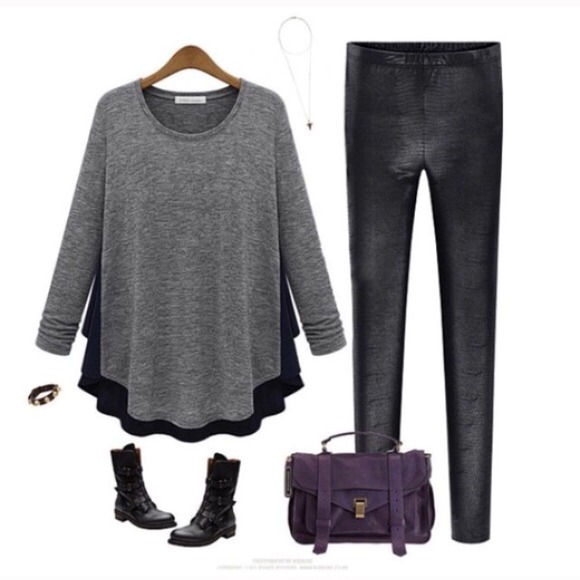 💠💠The ANDIE flutter top - DEEP GREY - Picture 2 of 3