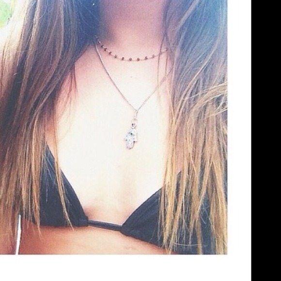 Hamsa Charm necklace