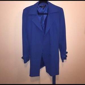 Blue Anne Klein coat