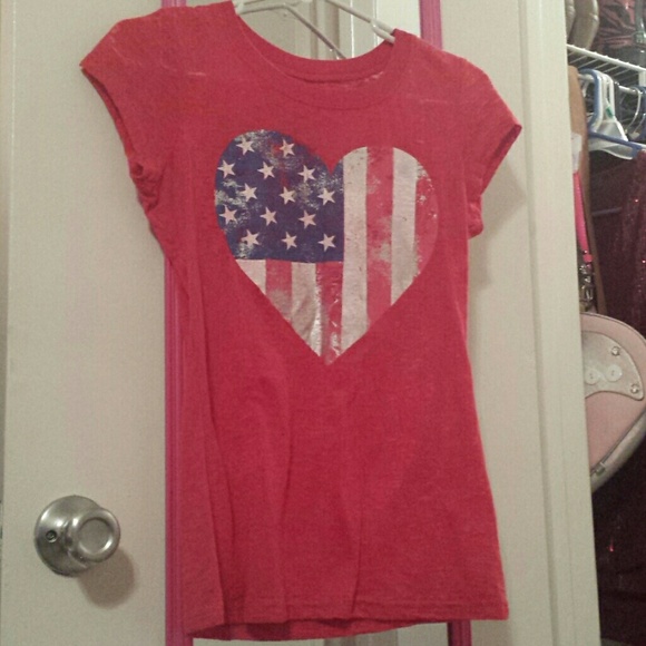 Red American tshirt