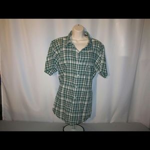 Organic cotton short sleeve shirt. Planet earth.