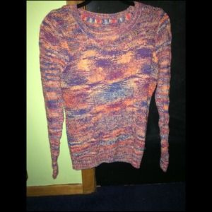 Multi colored sweater