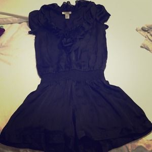 ARDEN B Black Romper Small