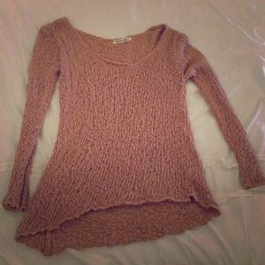 Oversized knitted sweater