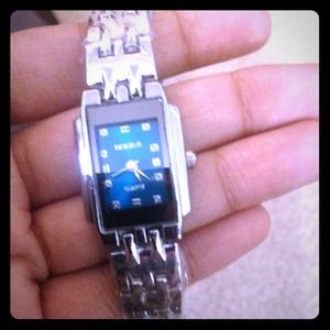 Unused blue watch