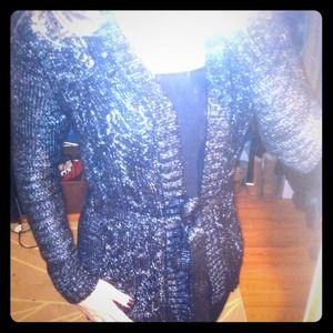 Daisy Fuentes! Black knit sweater