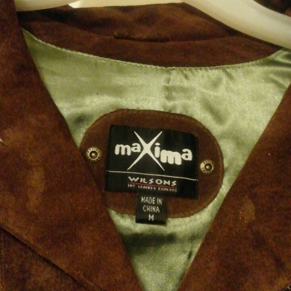 Brown suede jacket - Picture 2 of 4