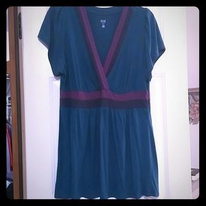 Blue and purple shirt