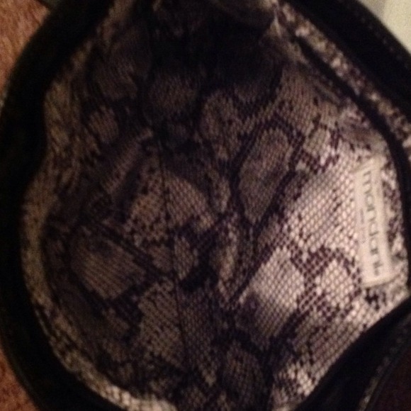 Black leather purse - Picture 2 of 2