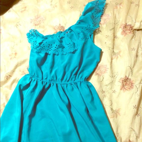 Sequin Hearts off the shoulder dress - Picture 1 of 1