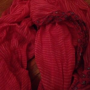 American Eagle multi pattern infinity scarf