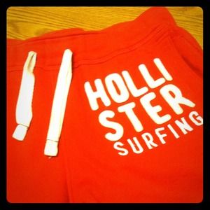 Red Hollister Sweatpants