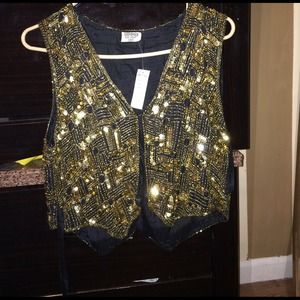 Gold vest