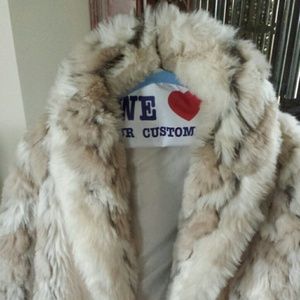 Faux fur coat