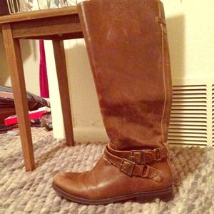 Knee High Matisse Brown Leather Riding Boots