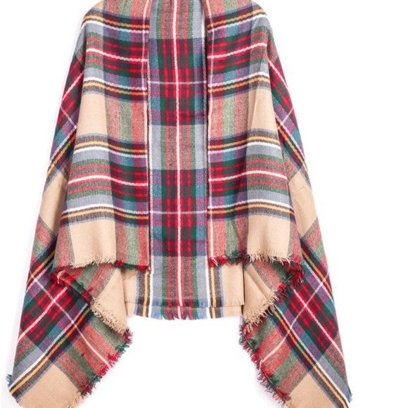 Unknown Accessories - CLOSET CLOSING 12/18 tartan blanket scarf
