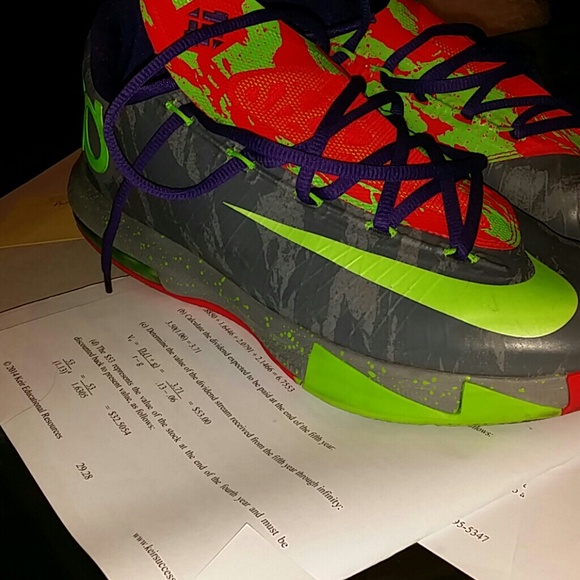 SOLD--- Nike KD VI Energy, Kevin Durant Size 10.5 - Picture 3 of 4
