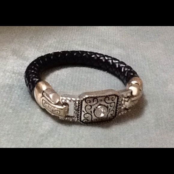 Jewelry - Leather and Silver Bracelet