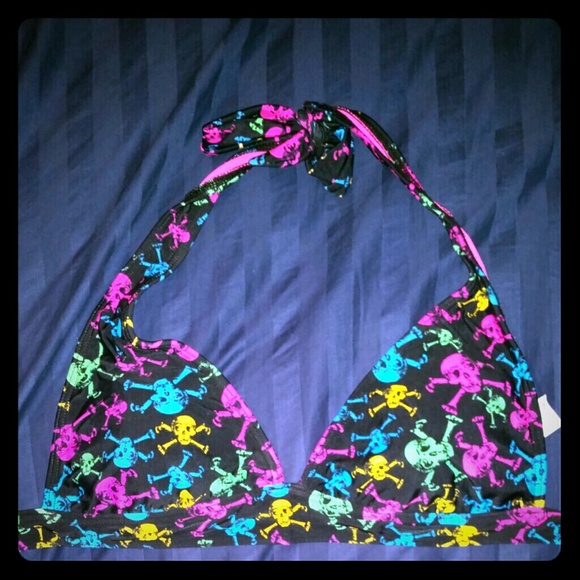 Neon Skull Bikini