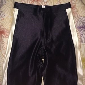 AA Pearl/black disco pants