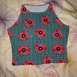 AA sleeveless crop top printed size XS