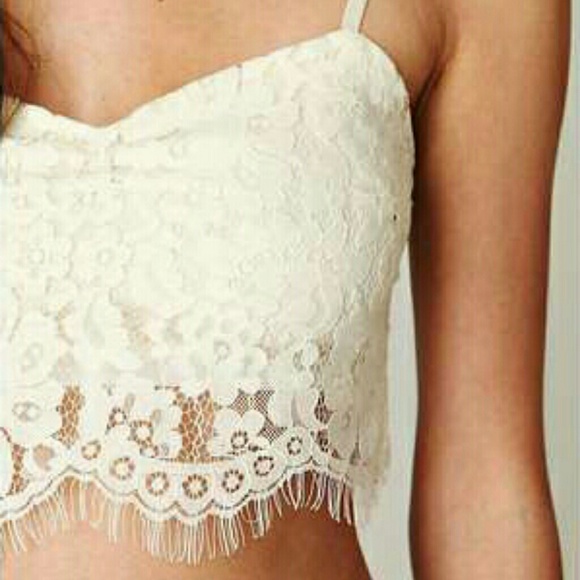 Zinke for Free People Lace Crop Bralette