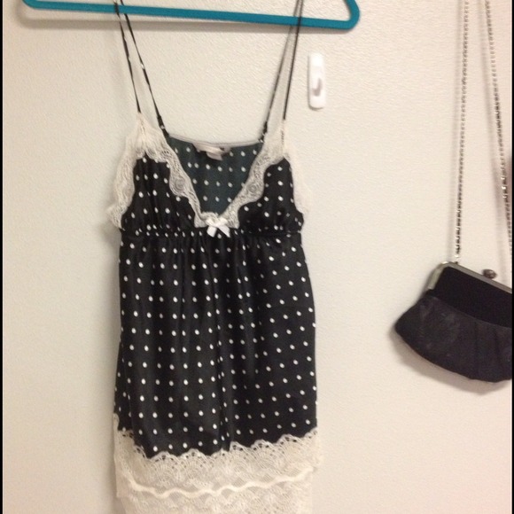 Final! Victoria's Secret polka dot lingerie