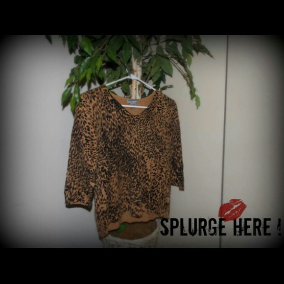 Adorable Luxelon printed sweater ,