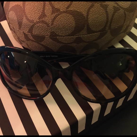Coach tortoise sunglasses