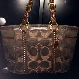 Brown Coach bag