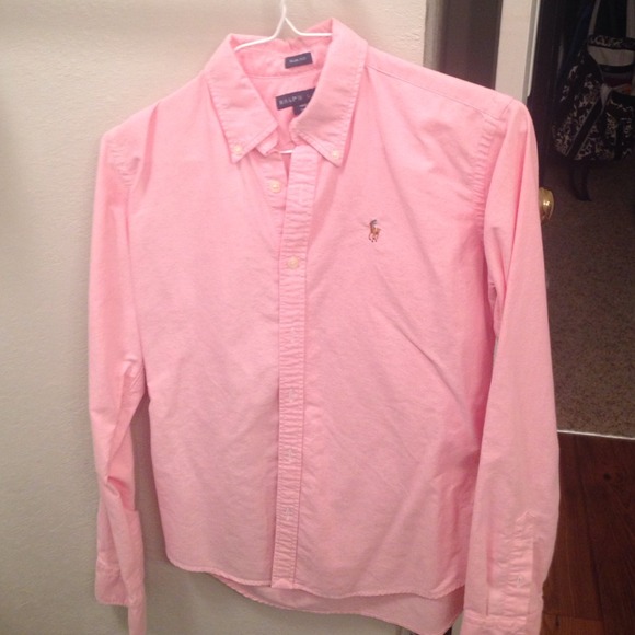 Ralph Lauren pink button down