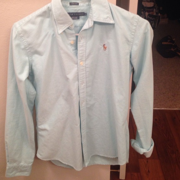 Ralph Lauren light blue button down