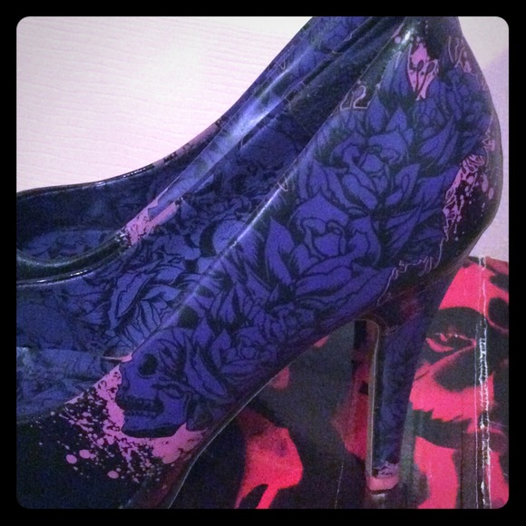 Iron Fist Skull/Roses Heels