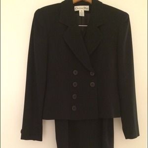 Authentic Christian Dior Skirt Suit