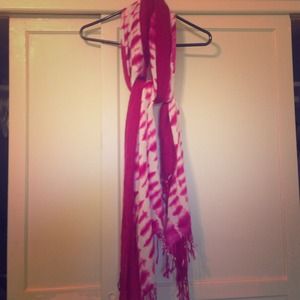 Pink scarf
