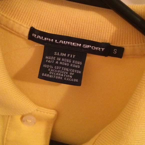Ralph Lauren Sport Yellow Top - Picture 3 of 4