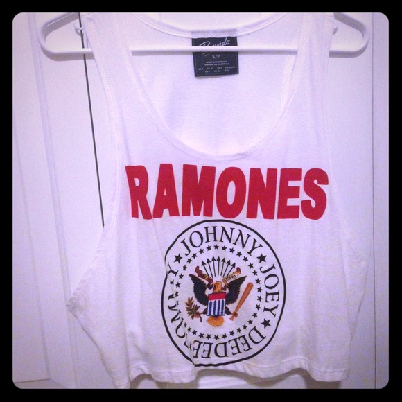 White crop Ramona tank