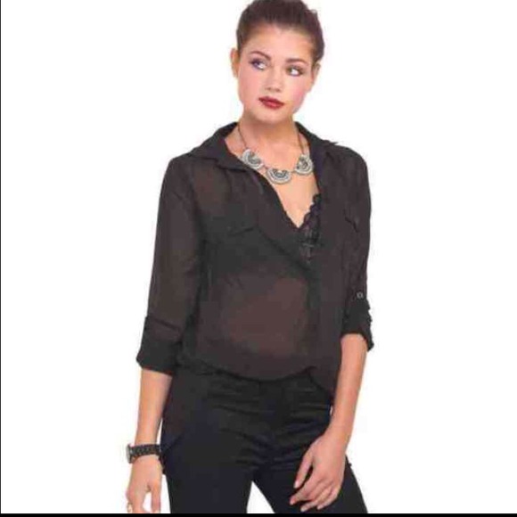 Black dressy top