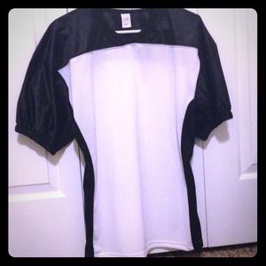 Black and white jersey