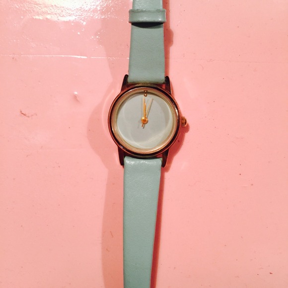 AA mint pastel wrist watch