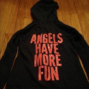 "angles have more fun" sweater
